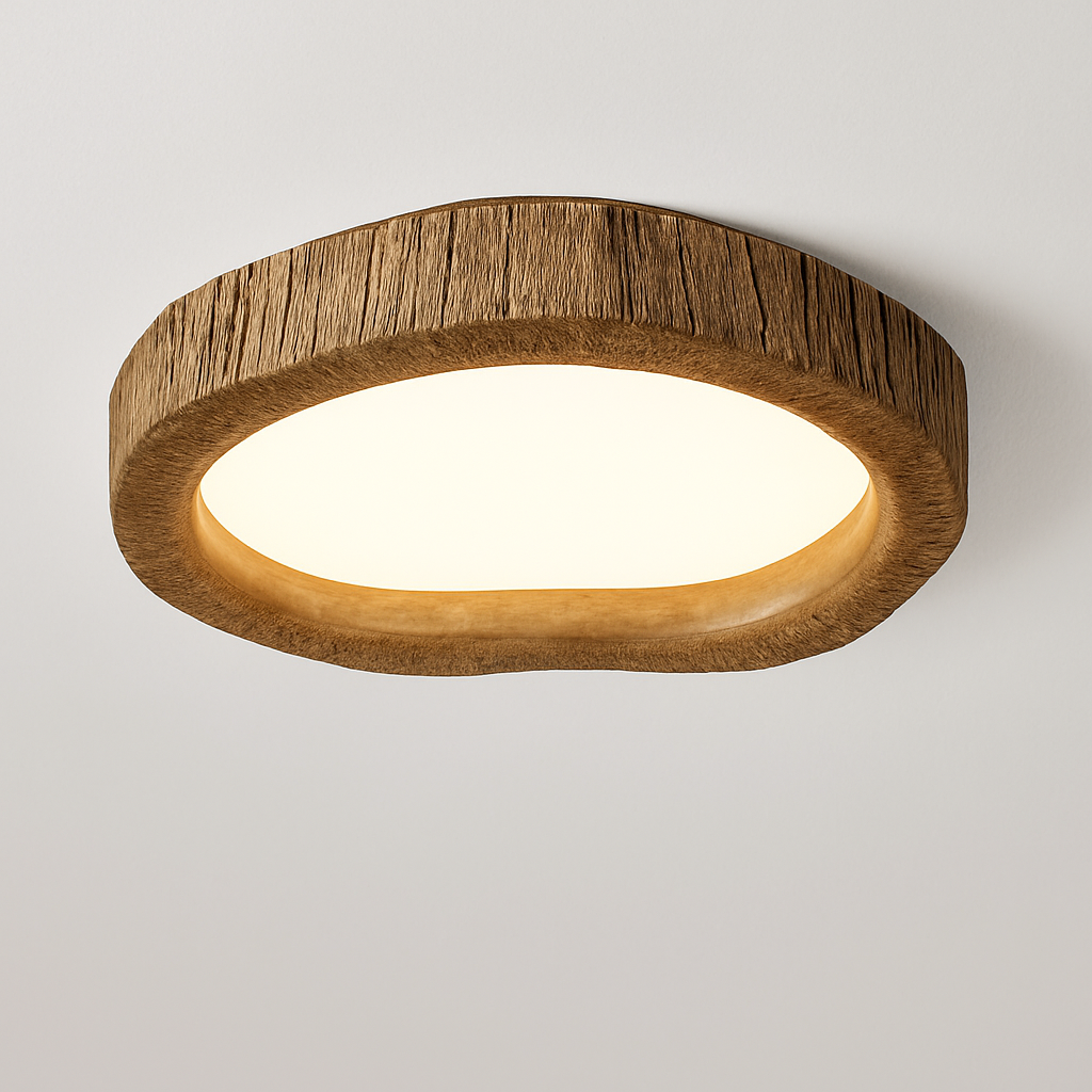 plafonnier moderne nordique protection des yeux lumière complète - vue 3 sur 9