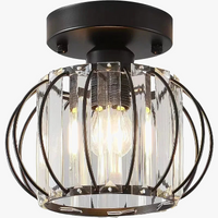 Plafonnier moderne cage en boule