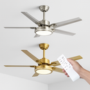 plafonnier ventilateur moderne avec télécommande et éclairage led