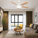 Vintage Deckenventilator mit LED und Fernbedienung