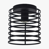 plafonnier vintage loft éclairage led cage luminaire