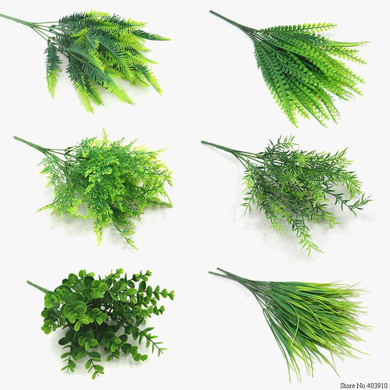 plante artificielle 7 branches pour décoration mariage et Noël