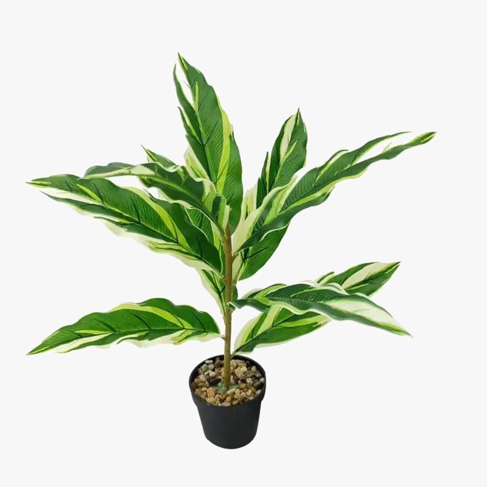 plante artificielle verte en pot pour décoration intérieure moderne