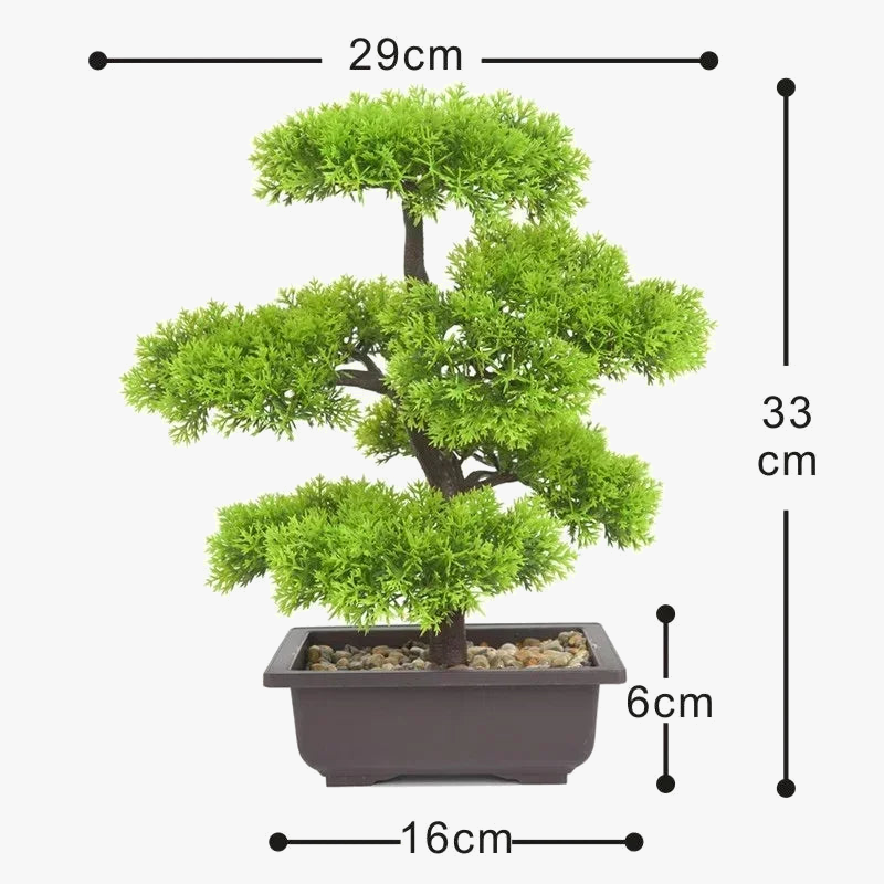plantes artificielles bonsaï pour décoration intérieure et extérieure