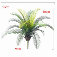 plantes artificielles cycas palmier décoration tropicale pour intérieur