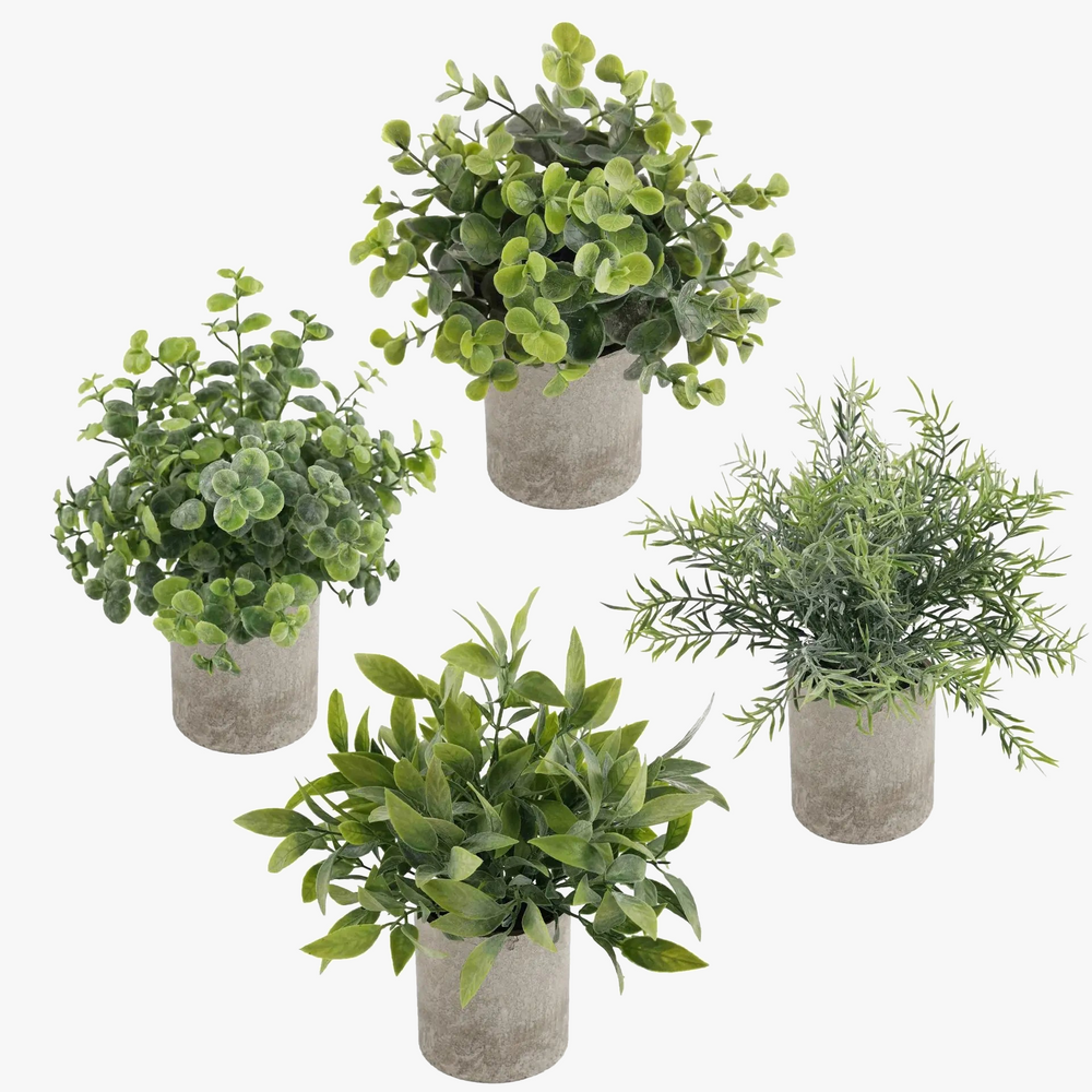 plantes artificielles pour décoration de bureau et table
