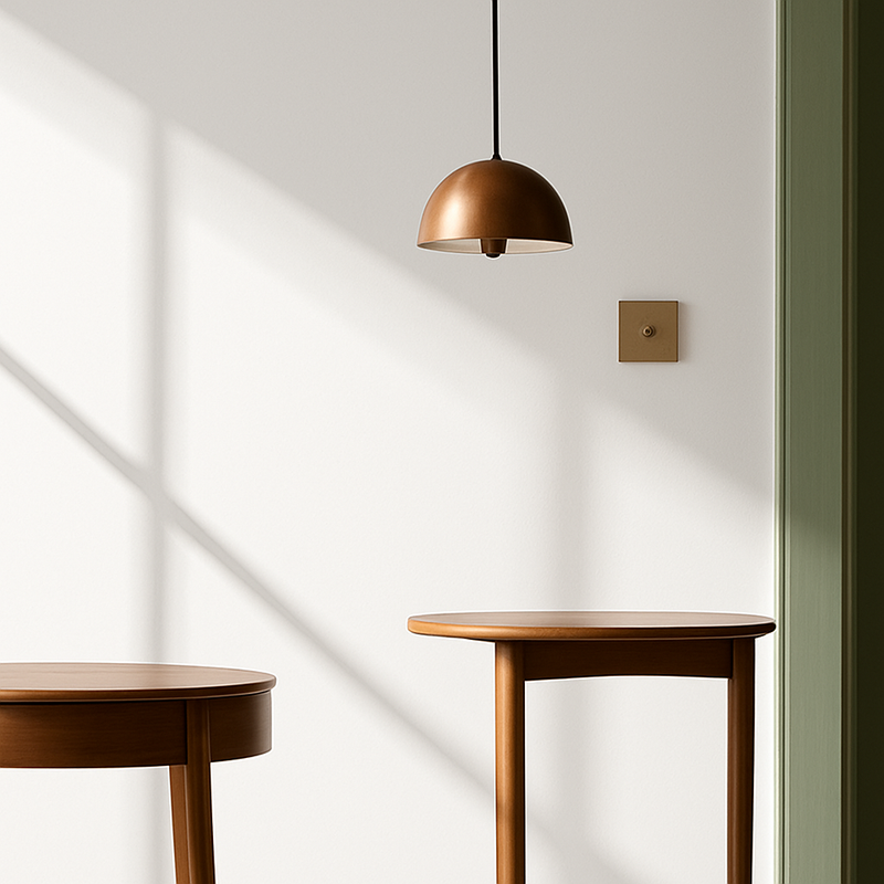 Prise double RJ45 en acier gris vieilli bords arrondis