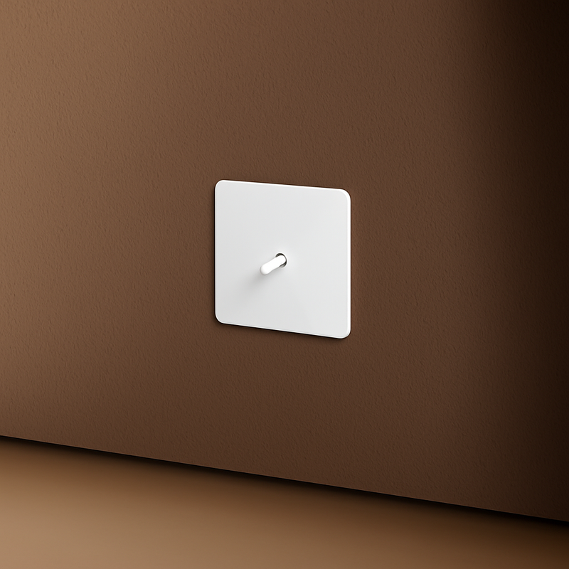 Prise électrique et double USB et USB type C en acier blanc mat bords arrondis