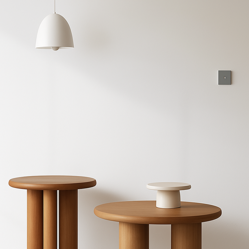 Prise électrique et double USB type C (Europe) en acier gris brossé