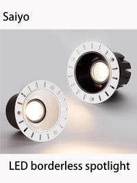 projecteur led 	intégré ajustable tuya zigbee sans bordure
