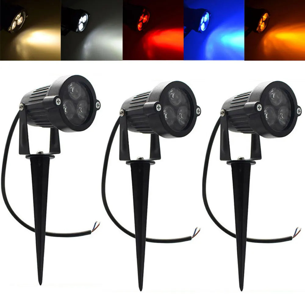 Wasserdichter LED-Spot für multicolore Außenbeleuchtung