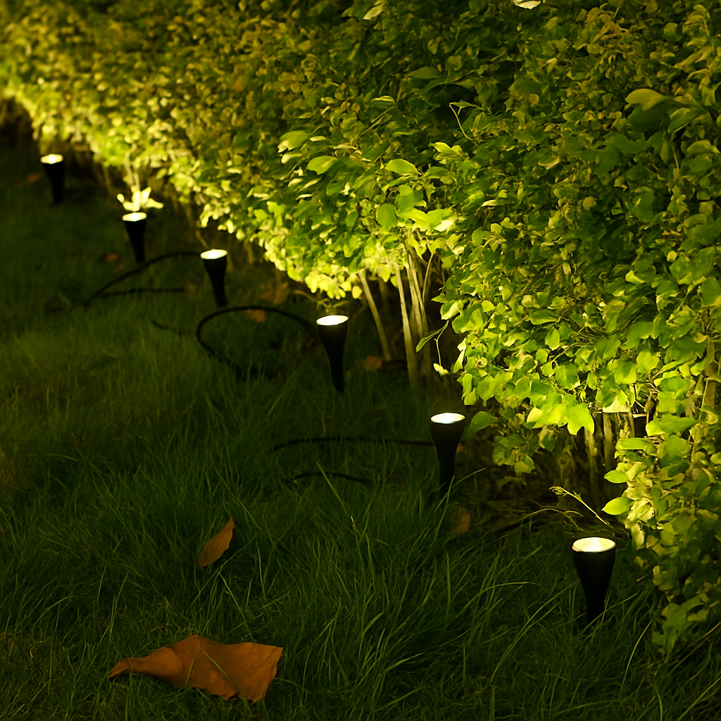 projecteur solaire 10 en 1 pour jardin et extérieur éclairage décoratif - vue 4 sur 7