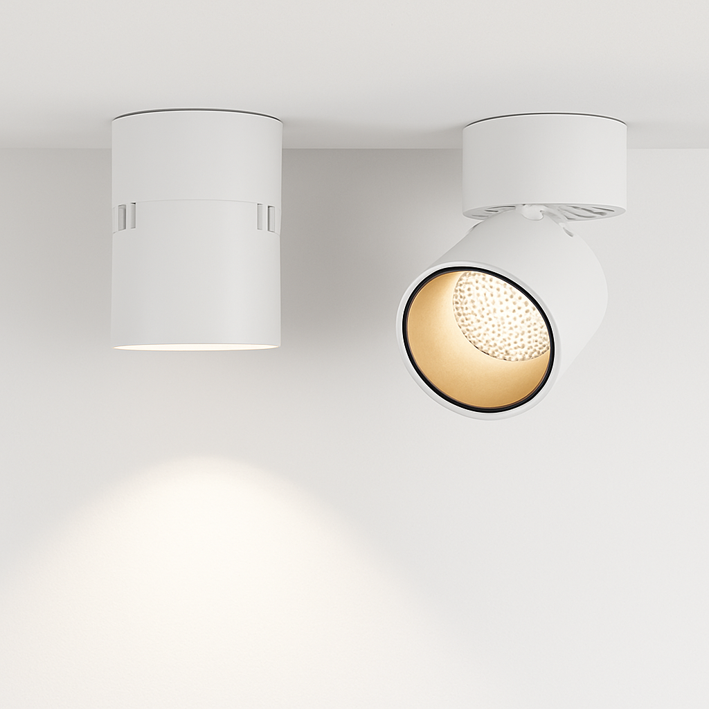 projecteurs led pliables angle réglable anti-éblouissement spots muraux - vue 7 sur 8