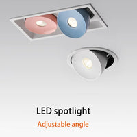 Saiyo – LED-Einbauspot mit schwenkbarem Winkel