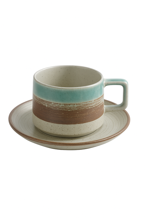 Service a the ceramique retro japonais tasses soucoupes