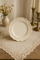 Service de table ceramique relief style vintage restaurant