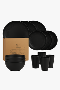 Service de table paille de blé incassable camping