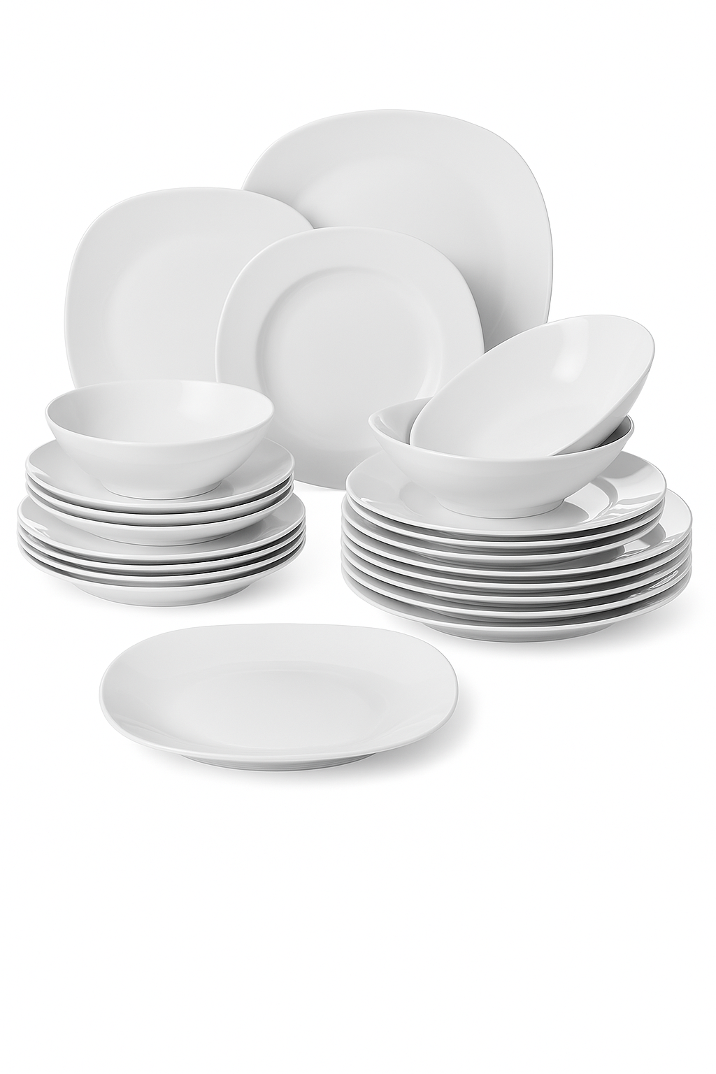 Service de table porcelaine 24 48 pieces moderne