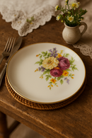 Service de table porcelaine fine floral style occidental