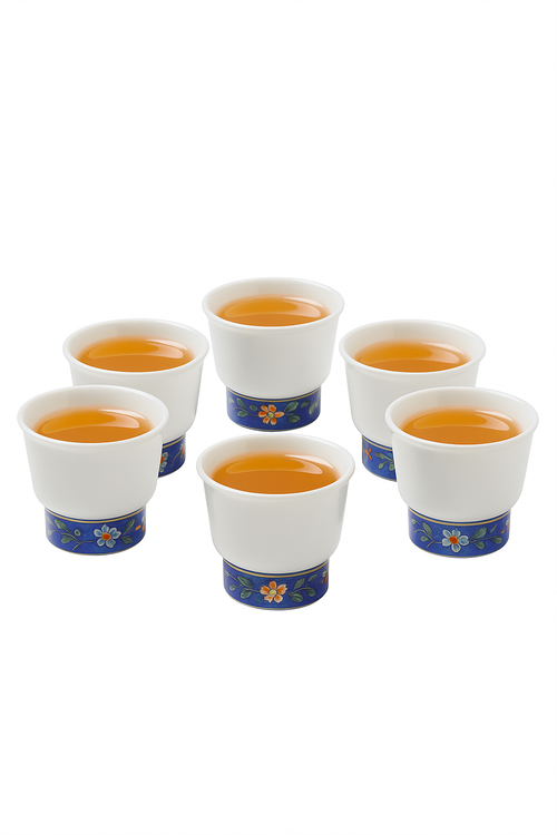 Service the kung fu porcelaine chinois 6 tasses