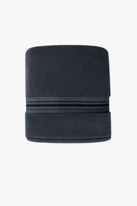 Serviette de bain coton épais rayé grand format