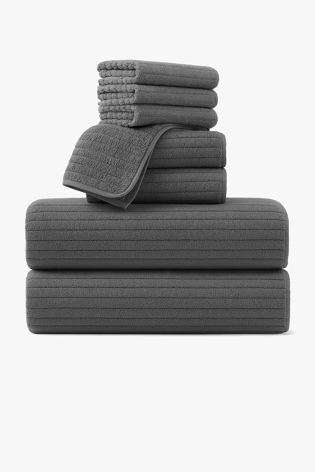 serviette de bain lot 8 absorbantes sechage rapide