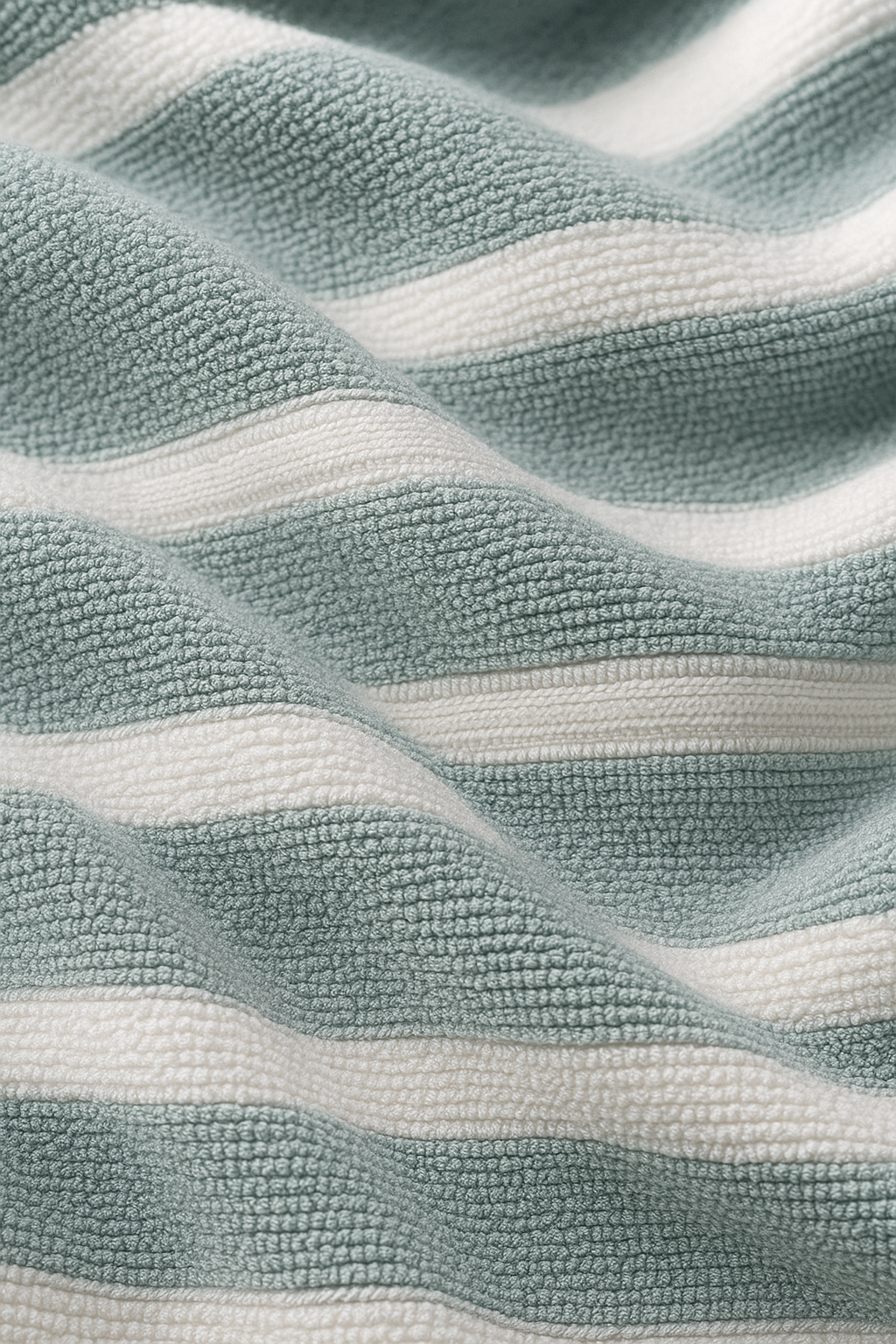 serviette de bain polaire corail rayures absorbante domicile