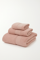 Serviette de bain set coton bio absorbant doux