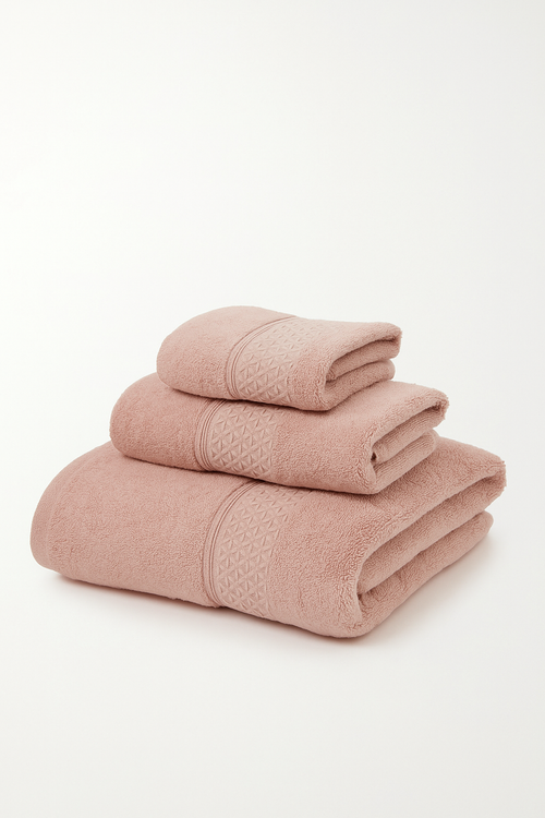 Serviette de bain set coton bio absorbant doux