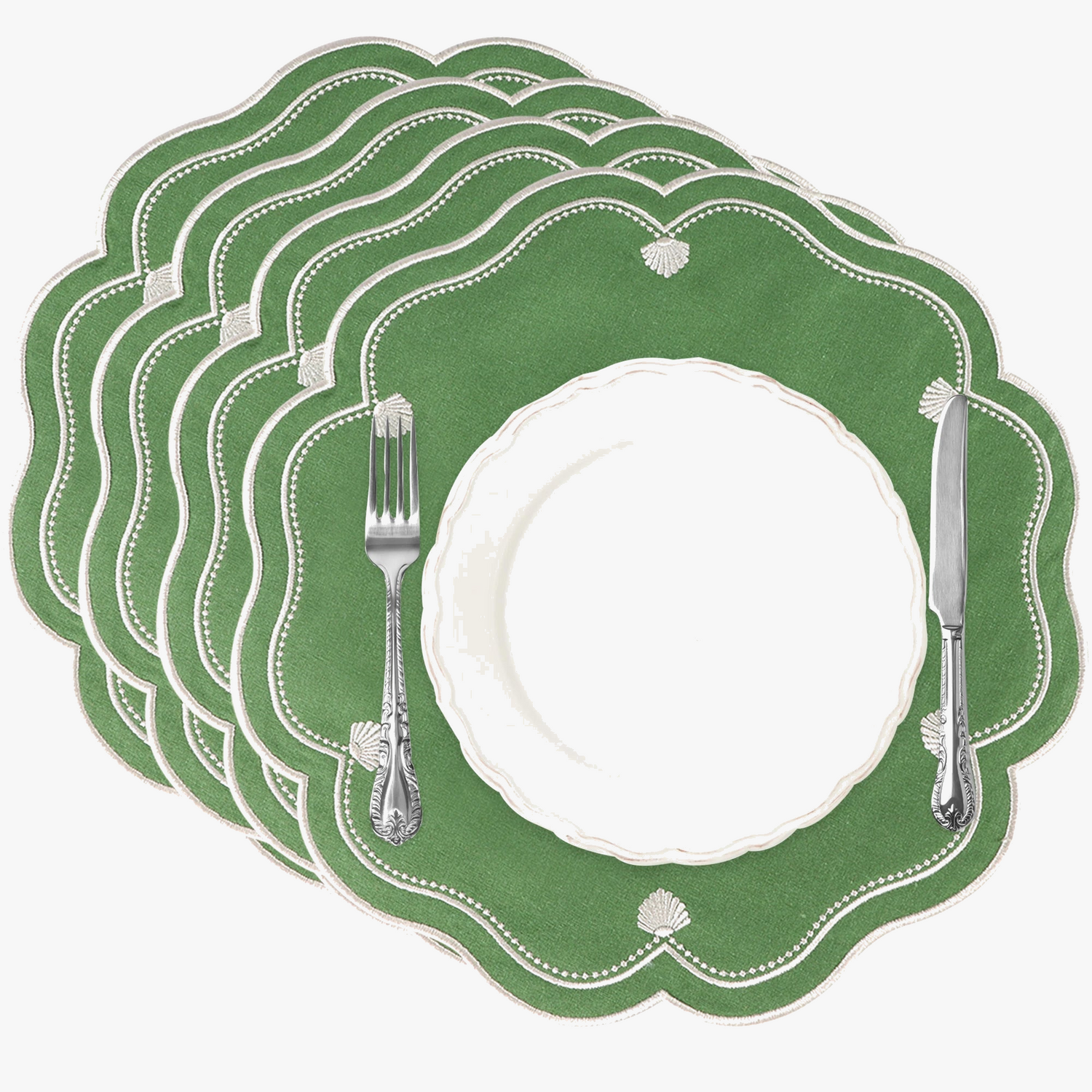 Serviette de table coton lin style moderne lavable