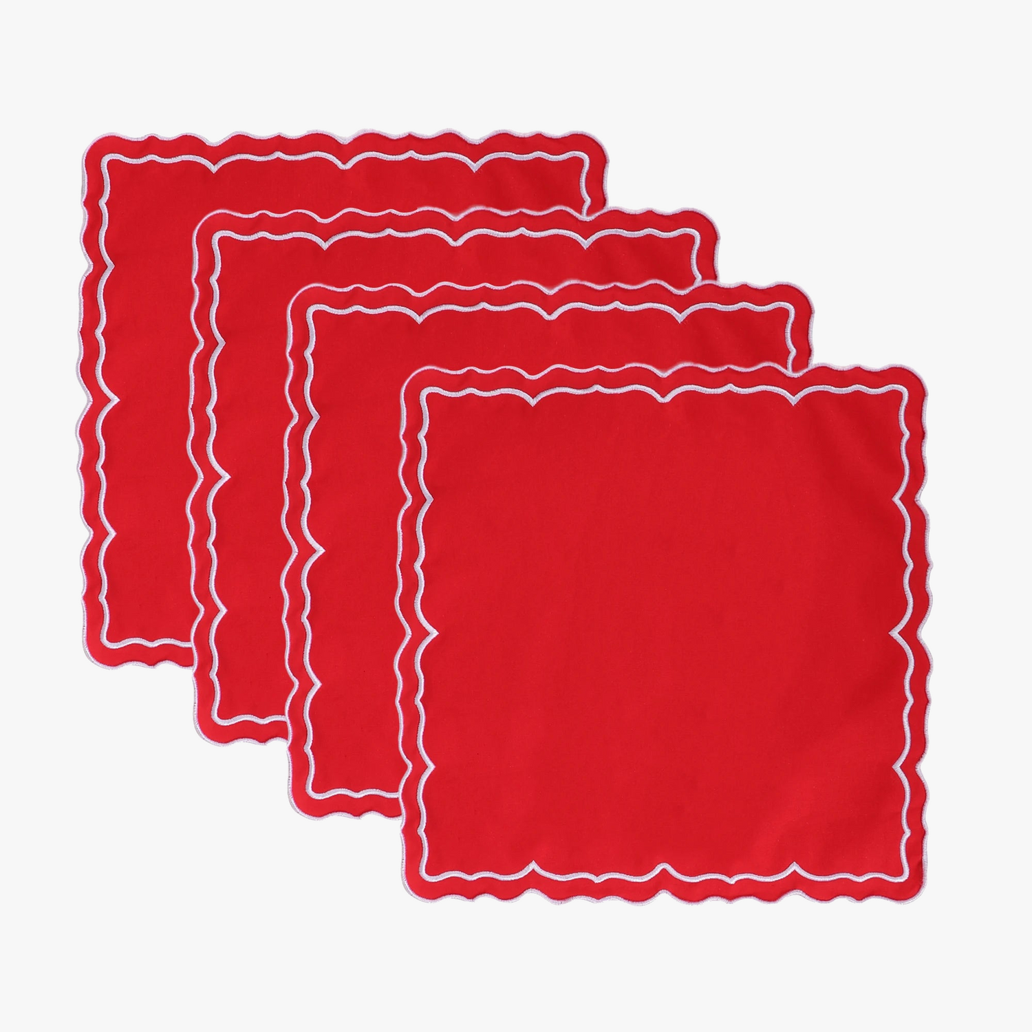 Serviette de table tissu coton lin style moderne