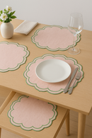 Set de table coton lin motif coquillage marin