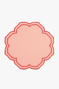 Set de table coton motif coquillage style moderne