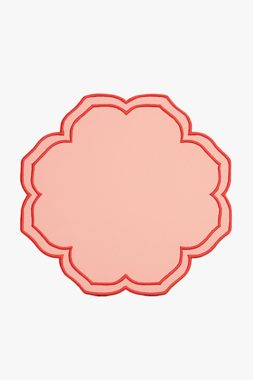 Set de table coton motif coquillage style moderne