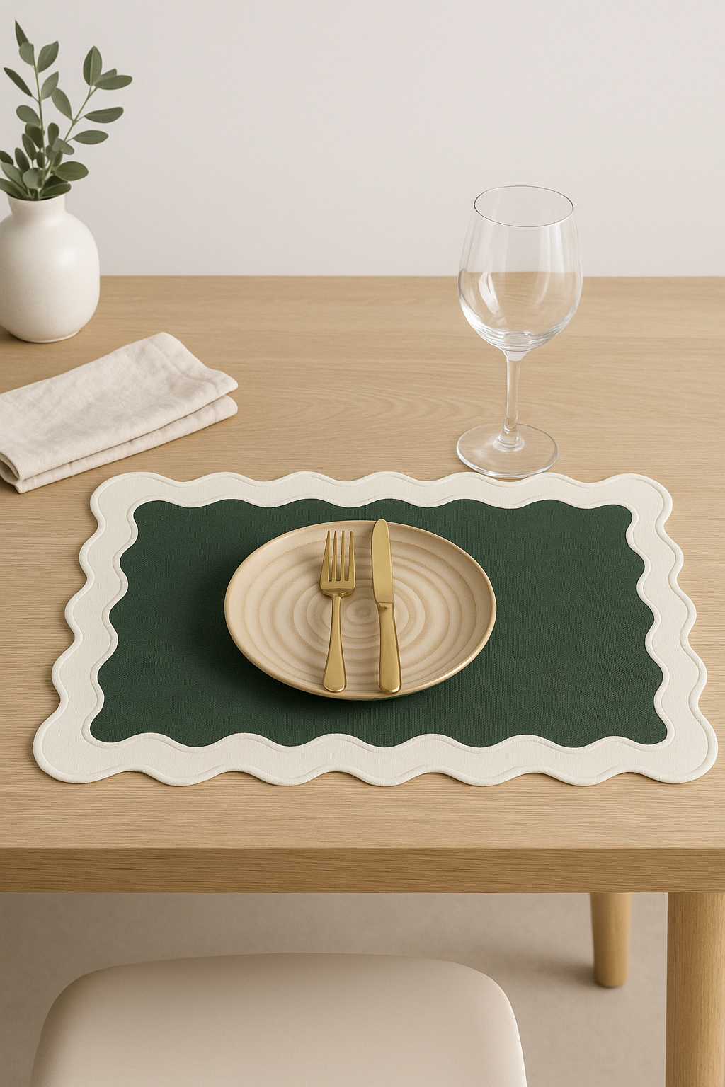 Set de table coton motif coquille saint jacques - vue 3 sur 2