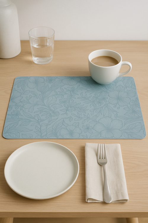 Set de table cuir antidérapant dessous de verre