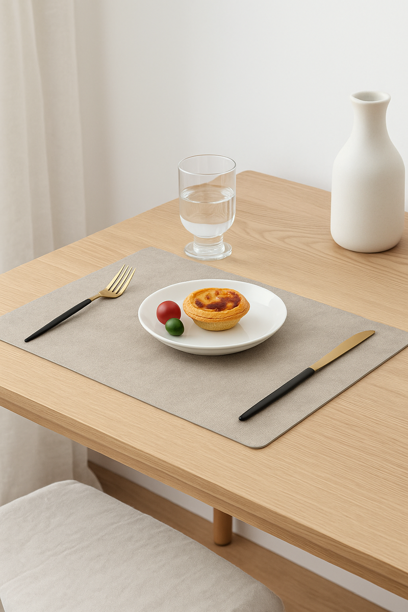 Set de table double face pu imperméable antidérapant