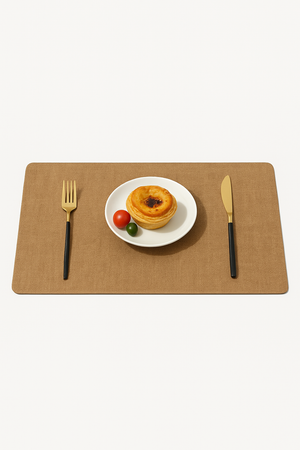 Set de table double face pu imperméable antidérapant