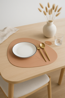 Set de table lavable motif feuille style moderne
