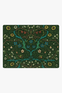 Set de table oiseaux style william morris vintage