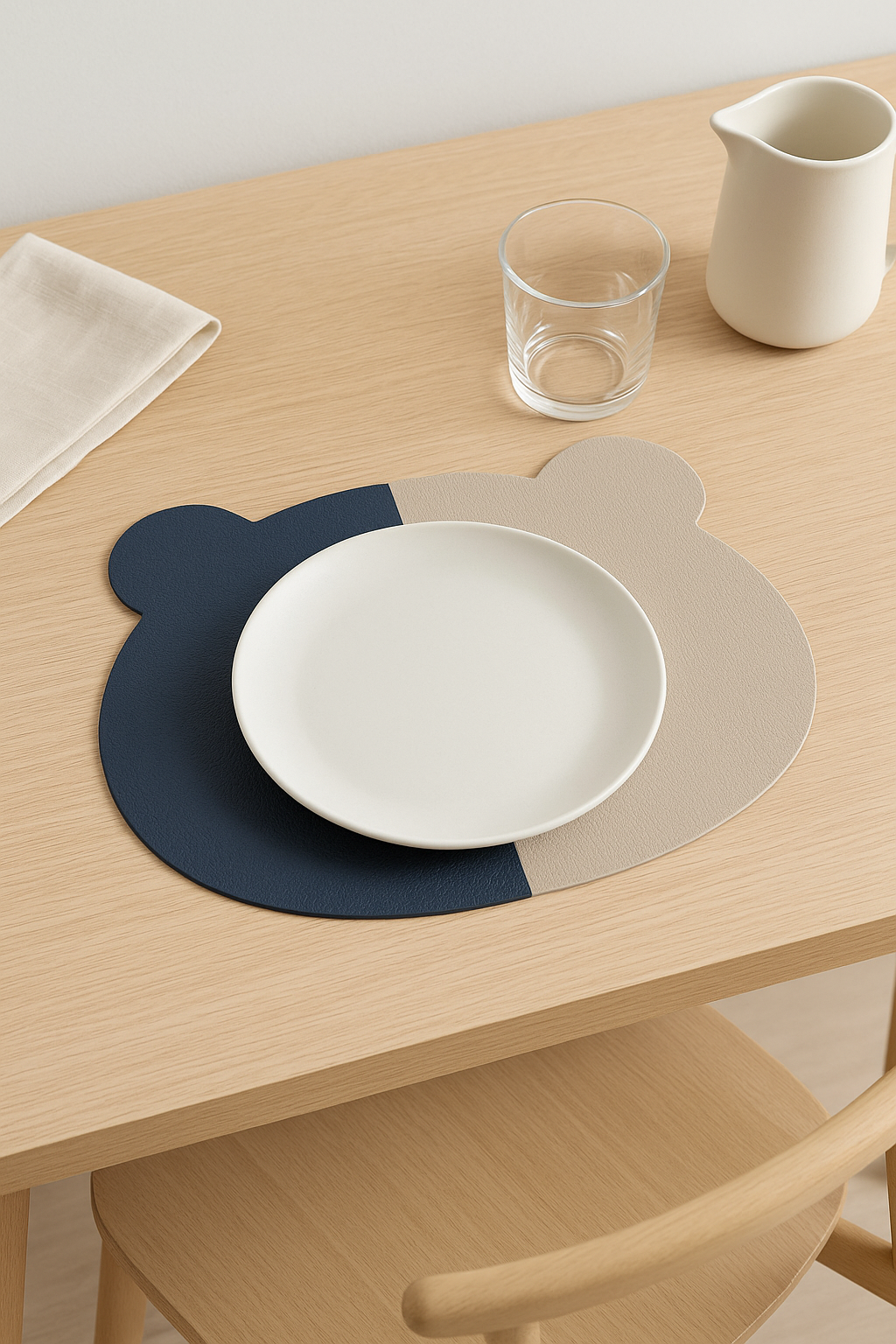Set de table ours mignon pvc style japonais maison cuisine - vue 3 sur 2