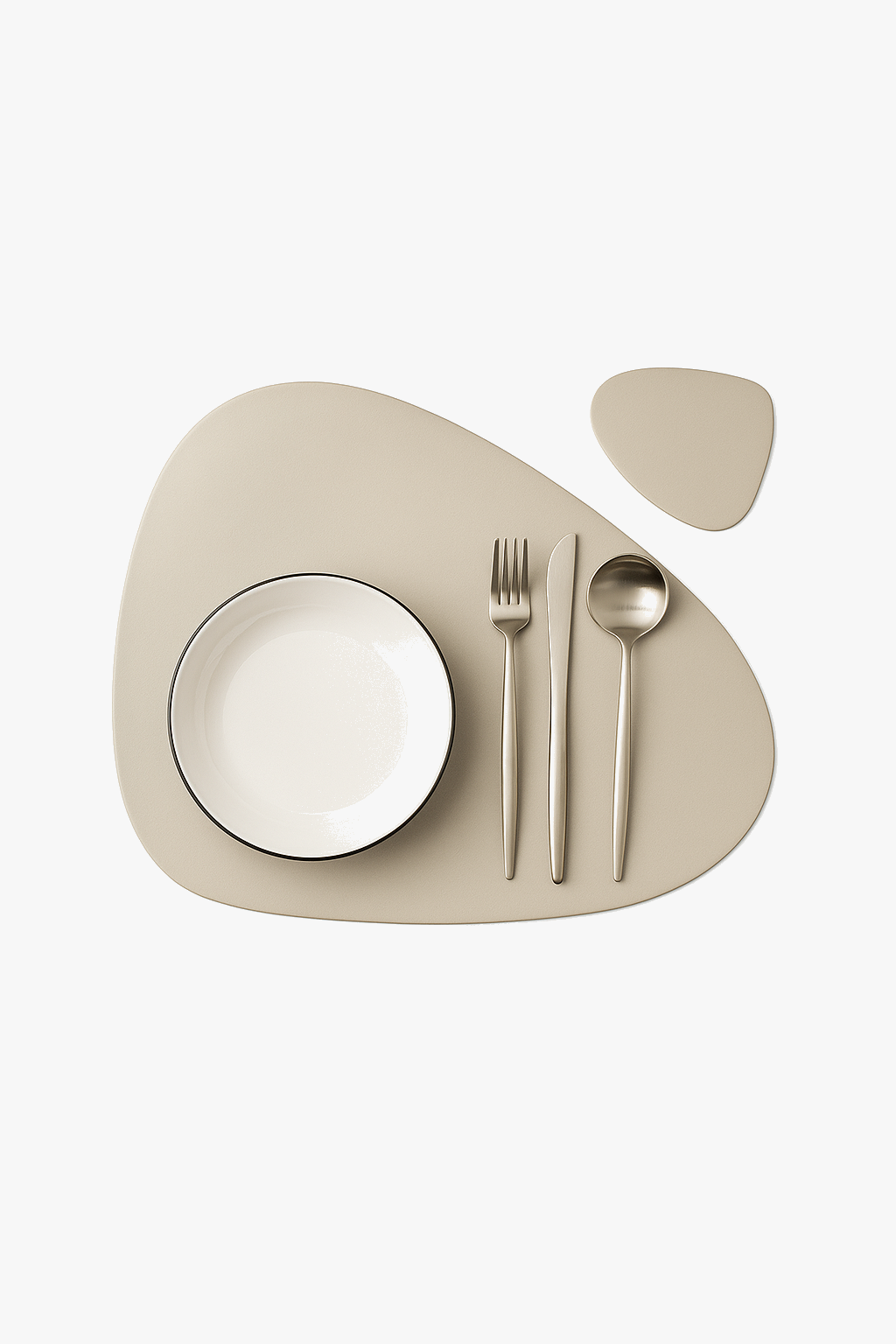 Set de table rond moderne lavable polyester cuisine