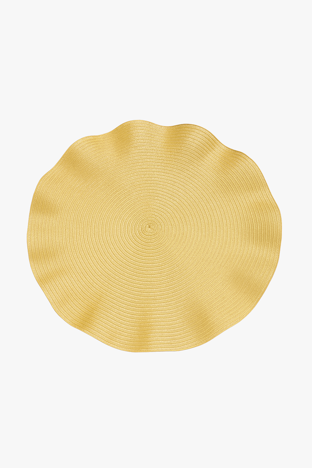 Set de table rond tressé ondulé style moderne