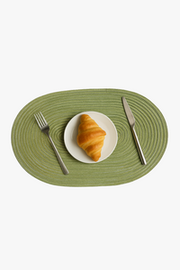 Set de table tressé moderne antidérapant résistant chaleur