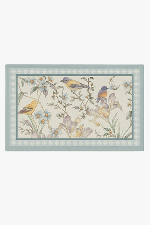 Set de table vintage motifs oiseaux style morris