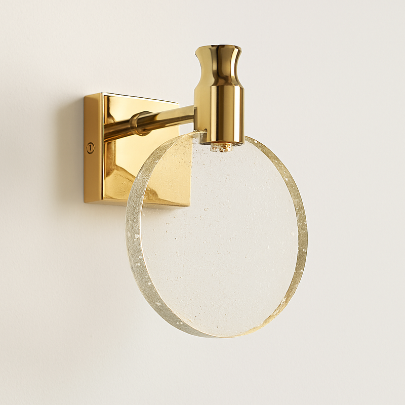 Simple chambre salon cristal applique murale LED lampe miroir avant lampe salle de bain maquillage lampe applique murale décor à la maison lumières miroir lampe