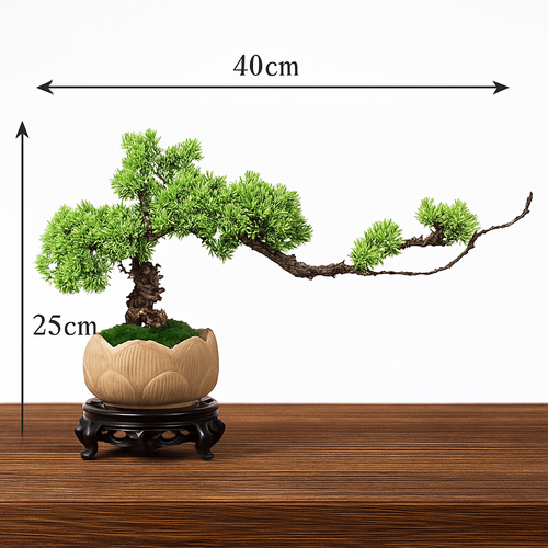 simulation arbre bonsaï pour décoration intérieure et aménagement extérieur