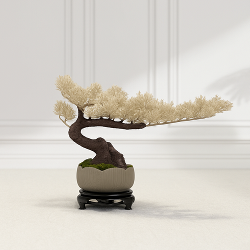 simulation arbre bonsaï pour décoration intérieure et aménagement extérieur