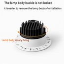 smart led spot encastré anti-éblouissement aluminium sans bordure