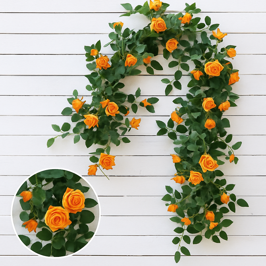 soie artificielle fleurs faux roses décoration élégante pour intérieur - vue 9 sur 11